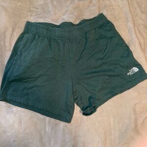 The North Face Green Athletic Shorts Elastic Waistband